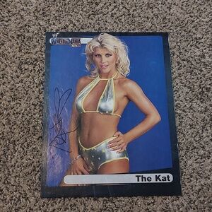 Wwe The Kat Autograph Magazine Pic